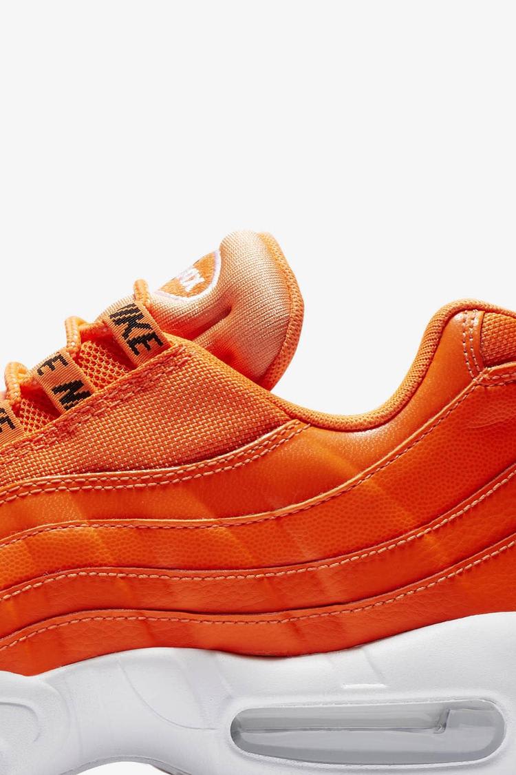 Nike Air Max 95 Premium Total Orange White Black Release Date. Nike SNKRS