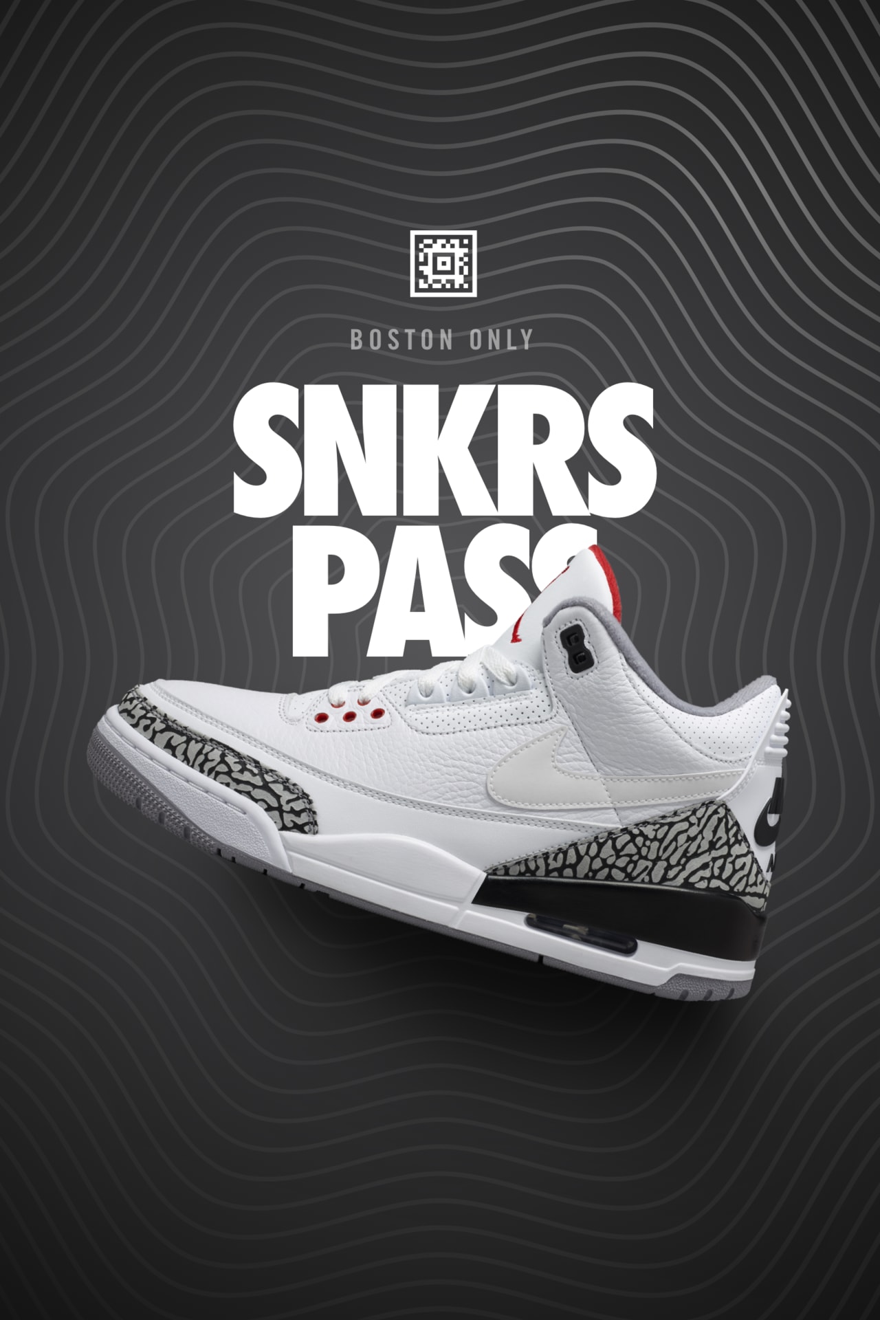 Air Jordan 3 'JTH' SNKRS Pass BOSTON