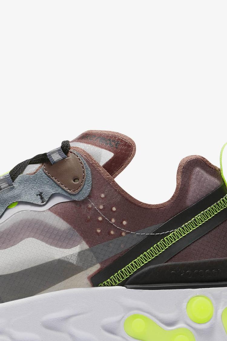 Nike React Element 87 'Desert Sand & Smokey Mauve' Release Date