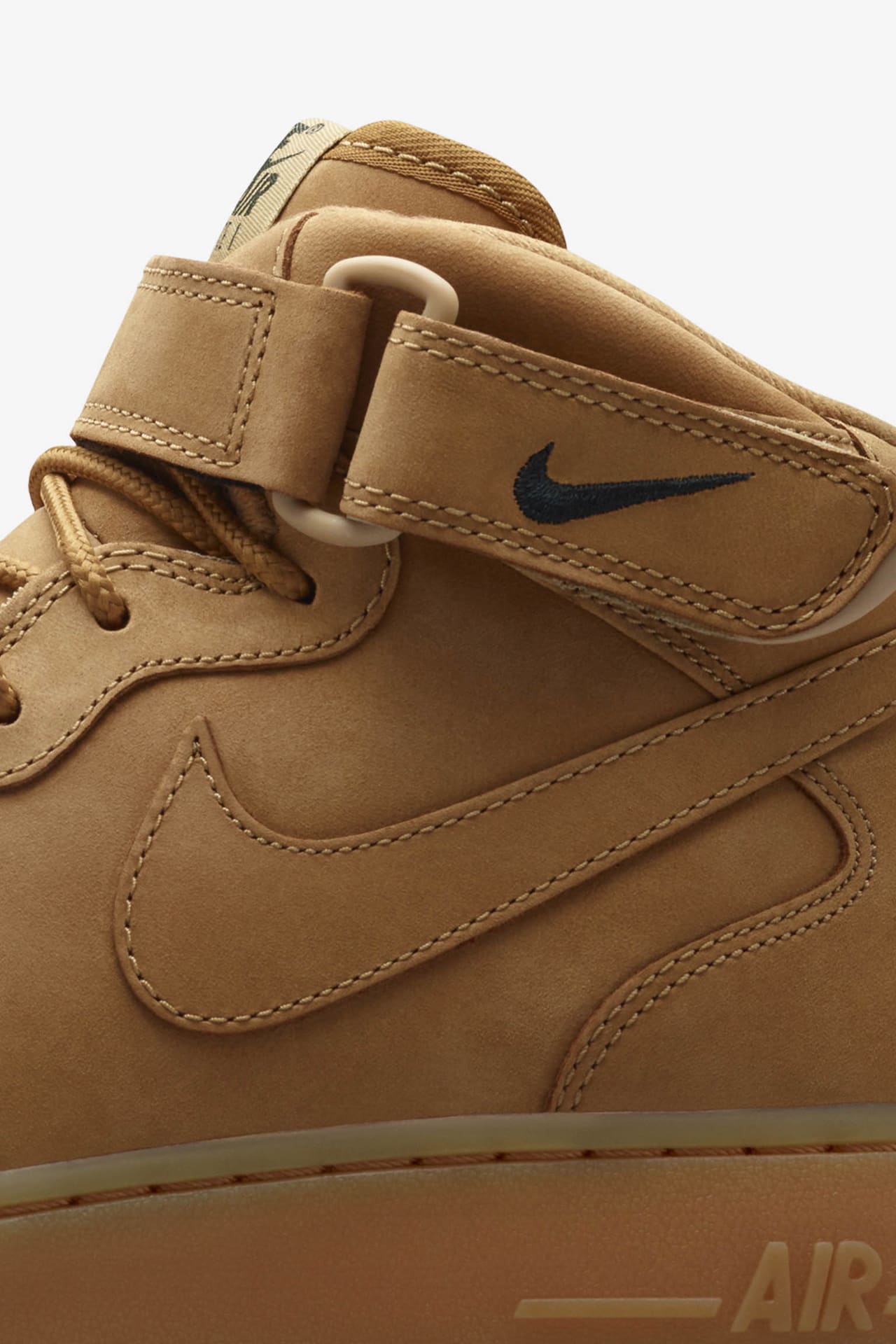 Nike Air Force 1 Mid 'Flax'.  Release date