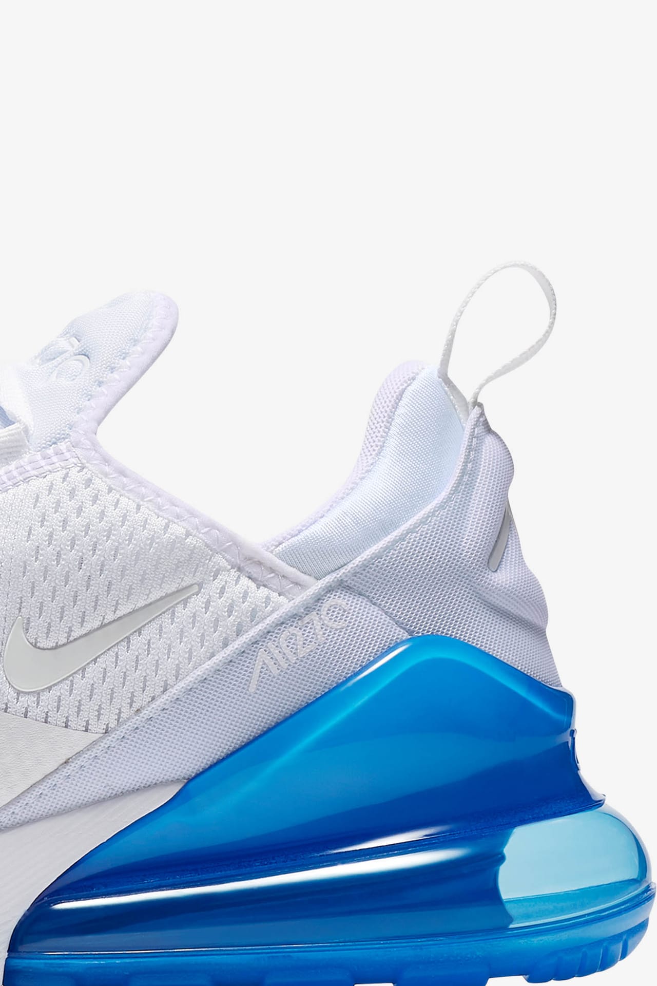 Nike air max 270 women's white and blue best sale