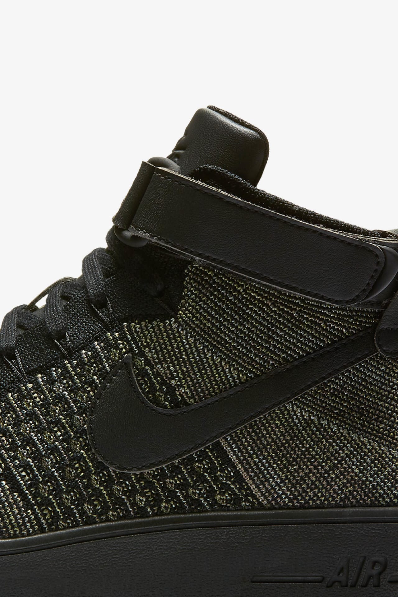 Nike Air Force 1 Ultra Flyknit Mid 'Black & Palm Green'