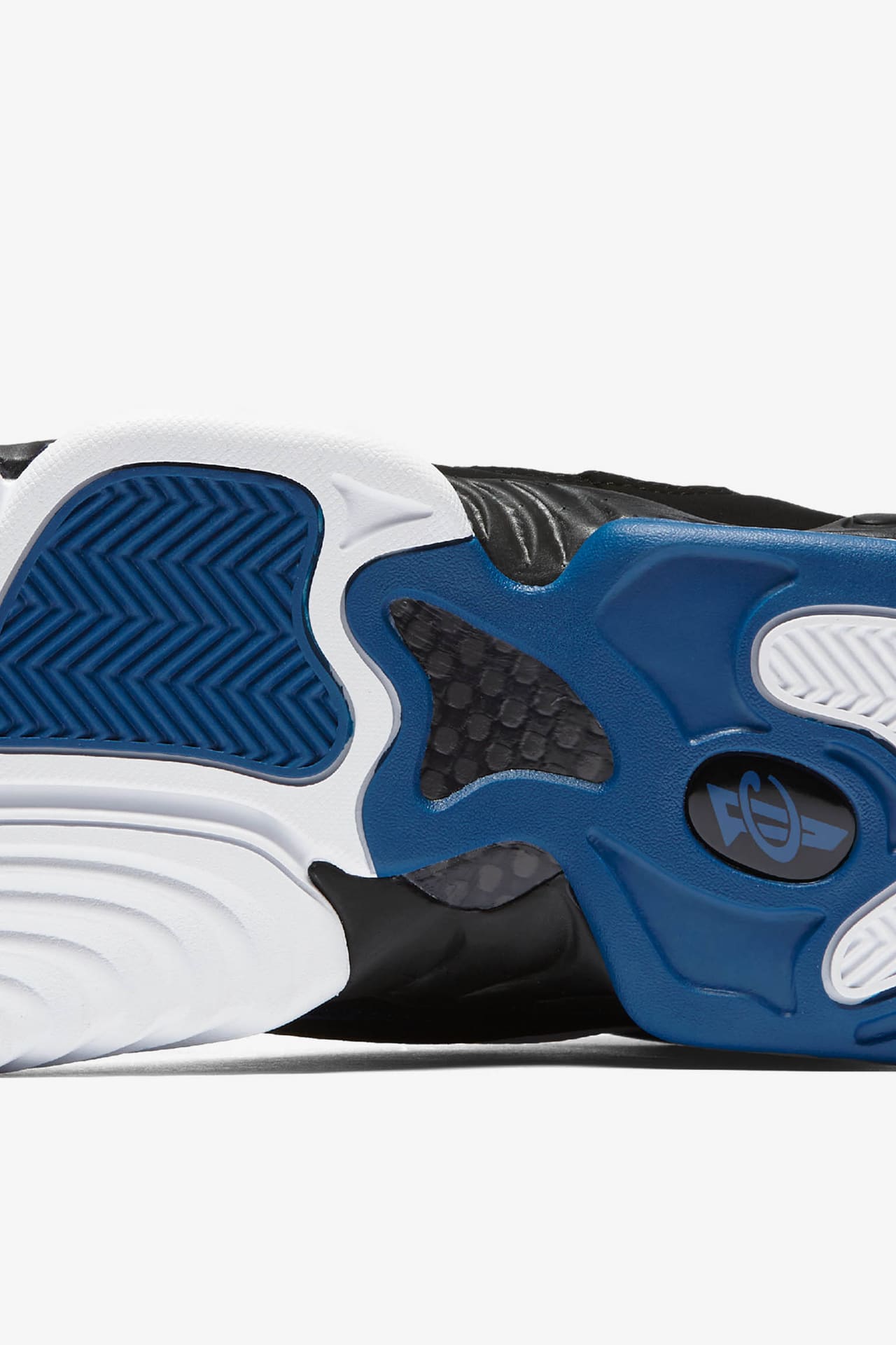 Nike Air Penny 4 'White & Black & Atlantic Blue'