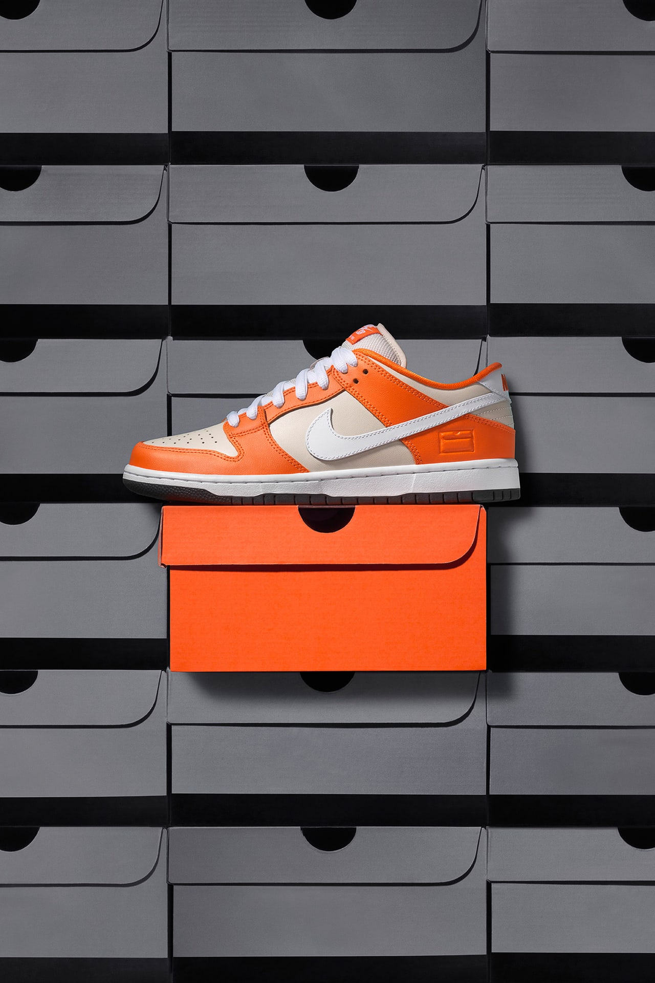 Nike shoe box orange best sale