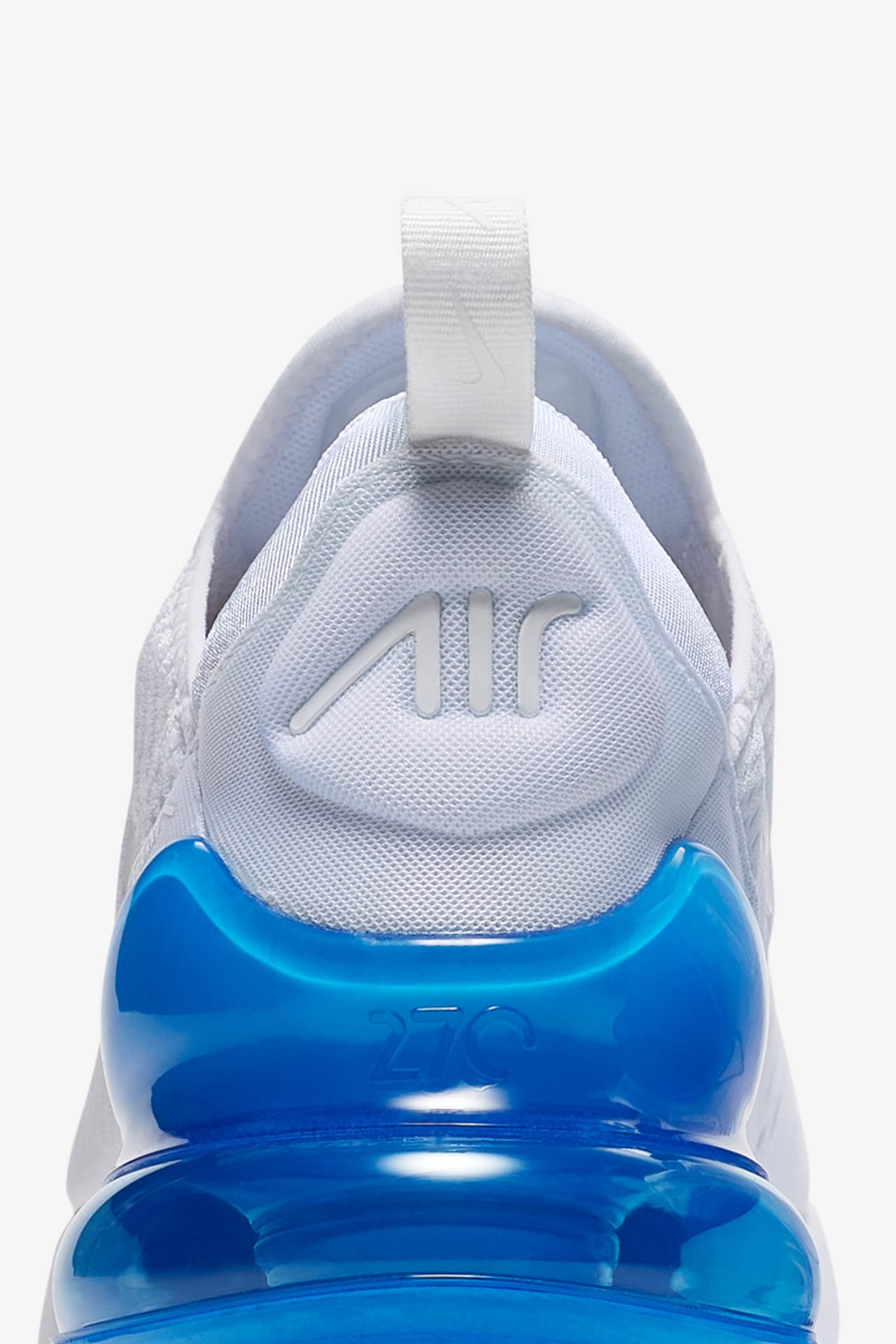 Nike 270s blue and white online