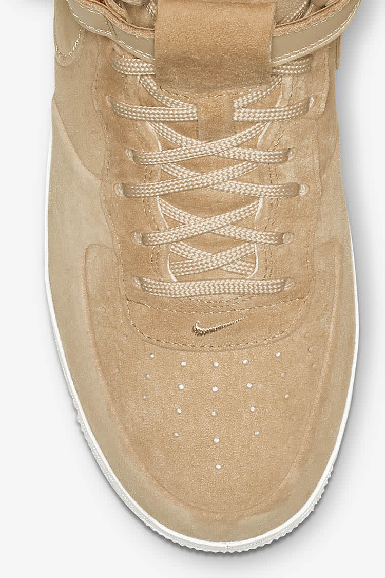 Nike Air Force 1 Mid V.Cruz Vachetta Tan Metallic Gold Release Date. Nike SNKRS