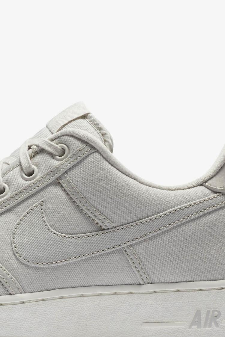 Nike Air Force 1 Low Retro Canvas Light Bone Sail Release Date. Nike SNKRS