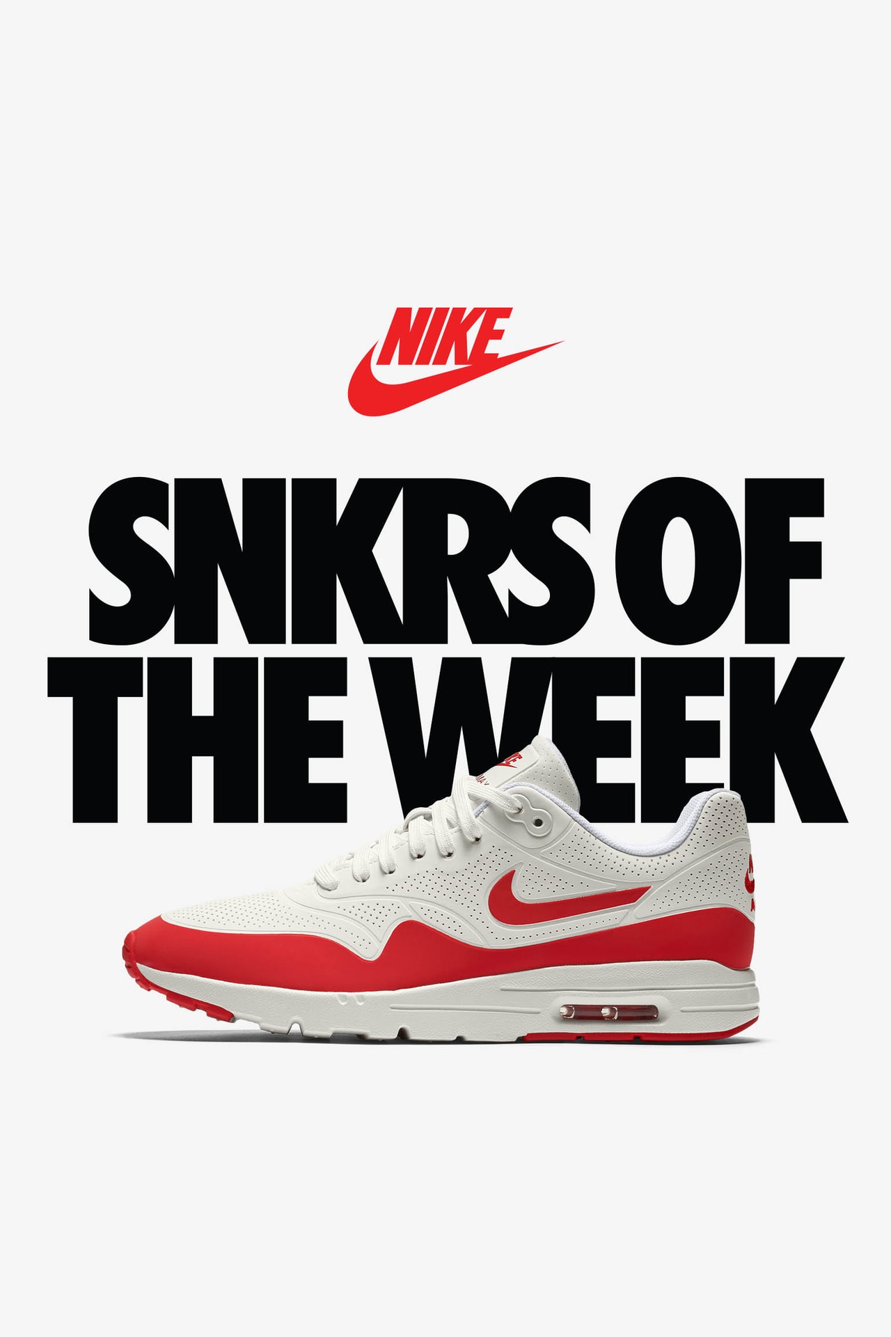 Women's Nike Air Max 1 Ultra 'White & University Red'