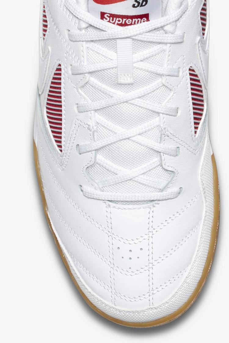 Nike Sb Gato QS Supreme White Gym Red Release Date. Nike SNKRS