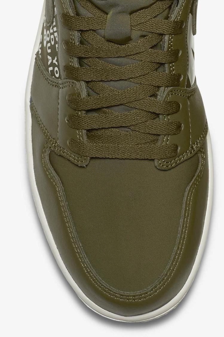 Air Jordan 1 'Olive Canvas & Sail' Release Date