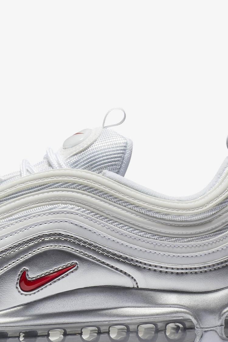 Nike Air Max 97 Metallic Silver White Release Date. Nike SNKRS