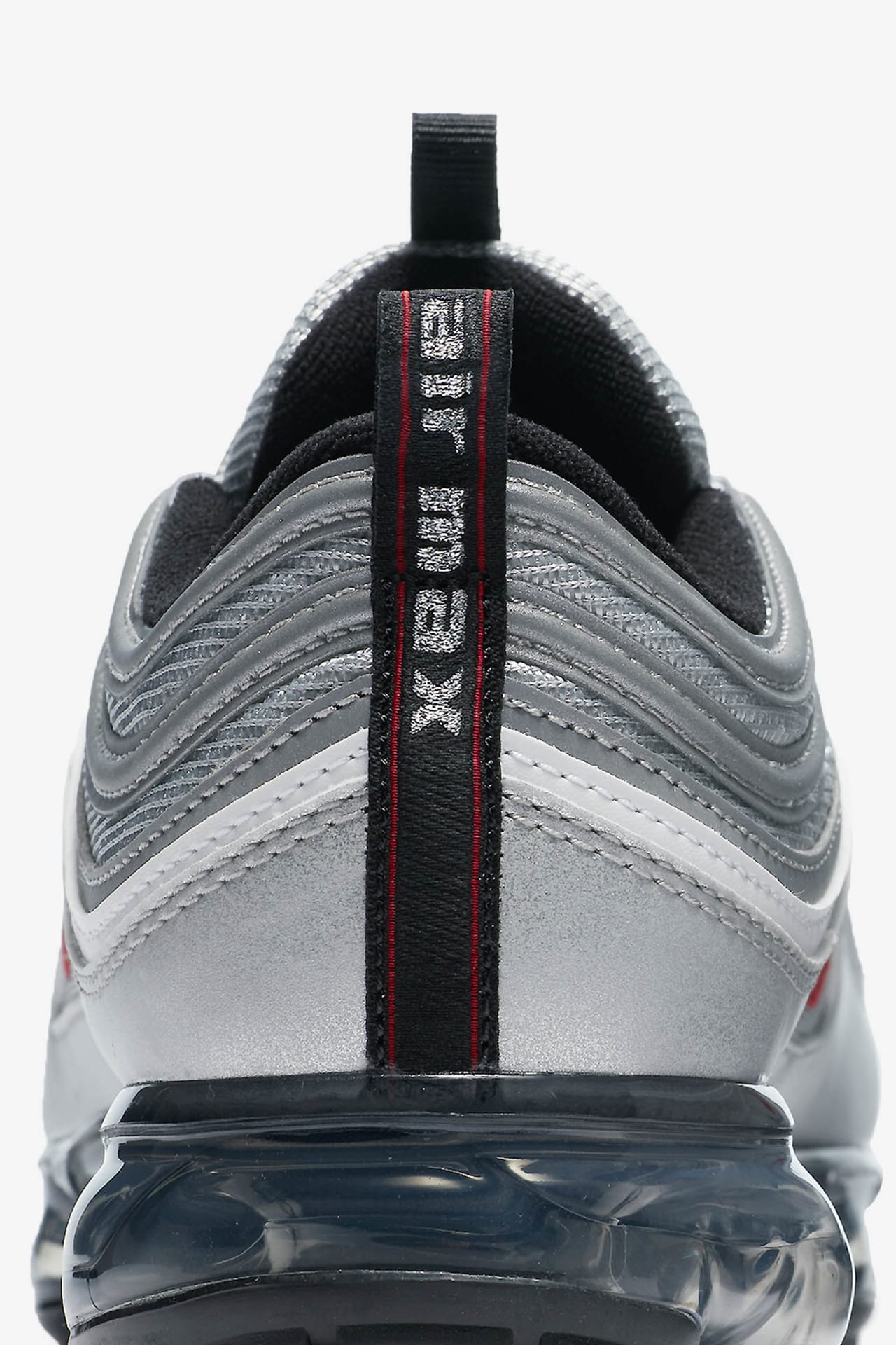 Nike Air Vapormax 97 Metallic Silver Varsity Red Release Date. Nike SNKRS