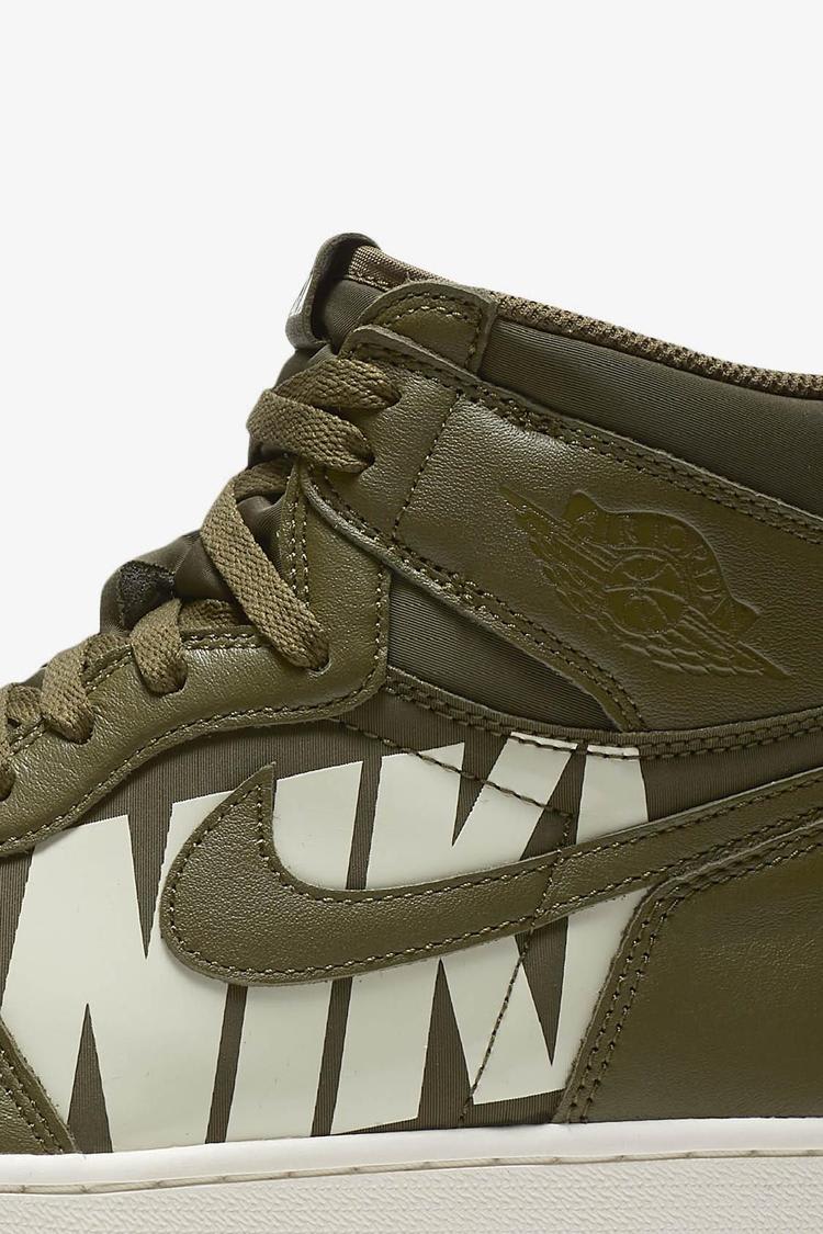 Air Jordan 1 'Olive Canvas & Sail' Release Date