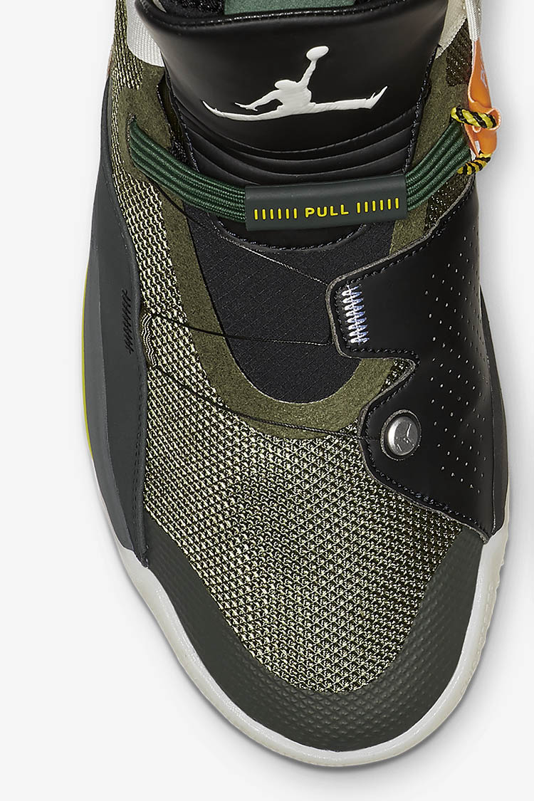 Air Jordan 33 Travis Scott Army Olive Black Ale Brown Erscheinungsdatum. Nike SNKRS