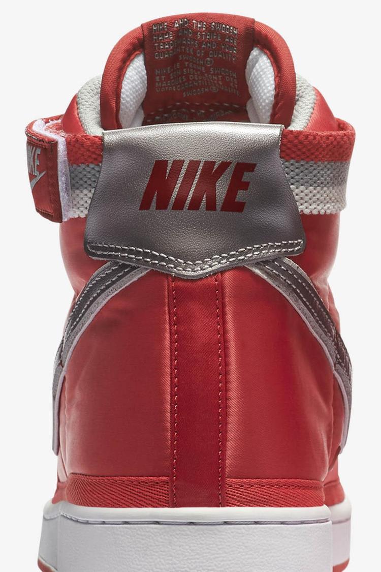 Nike Vandal High Supreme University Red Metallic Silver Release Date. Nike SNKRS