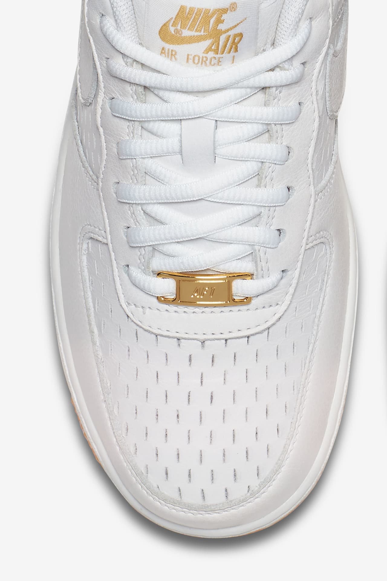 Women s Nike Air Force 1 Summit White Metallic Gold Nike SNKRS