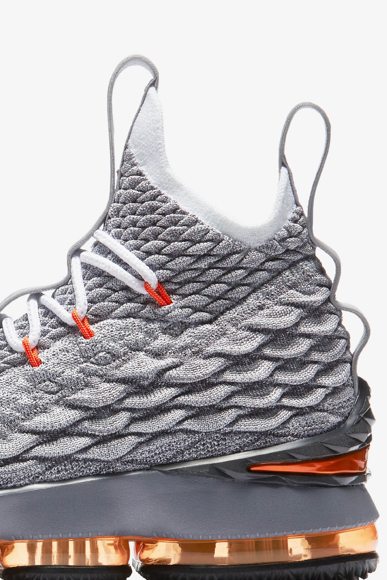 Nike Lebron 15 BG Grey and Orange Release Date. Nike SNKRS