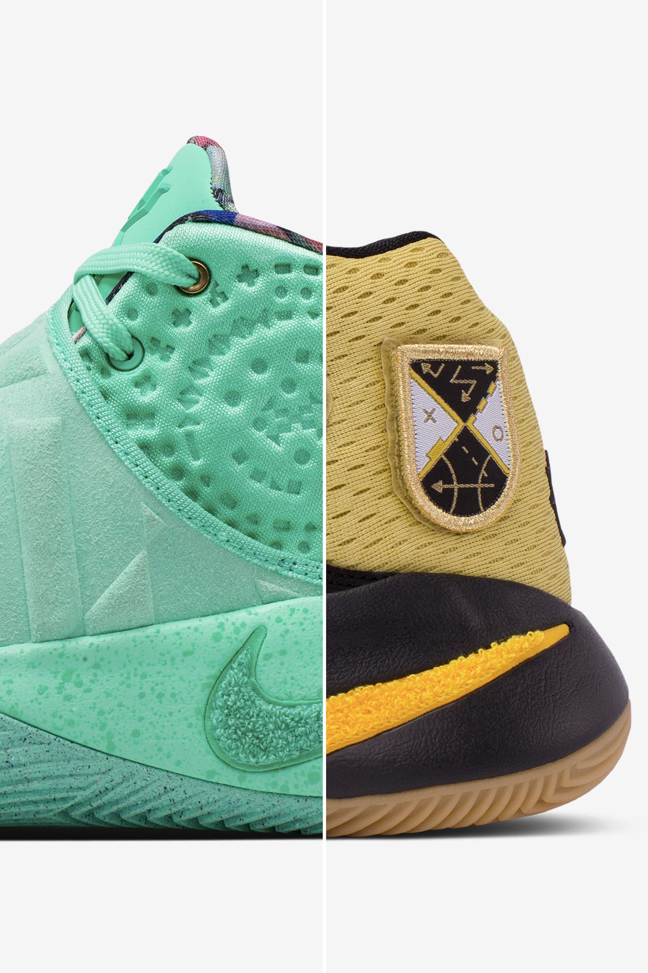 Nike kyrie green glow deals