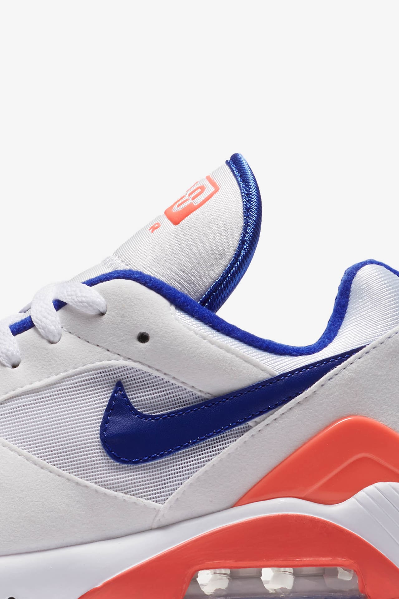 Nike Women's Air Max 180 'White & Solar Red & Racer Blue' Release Date