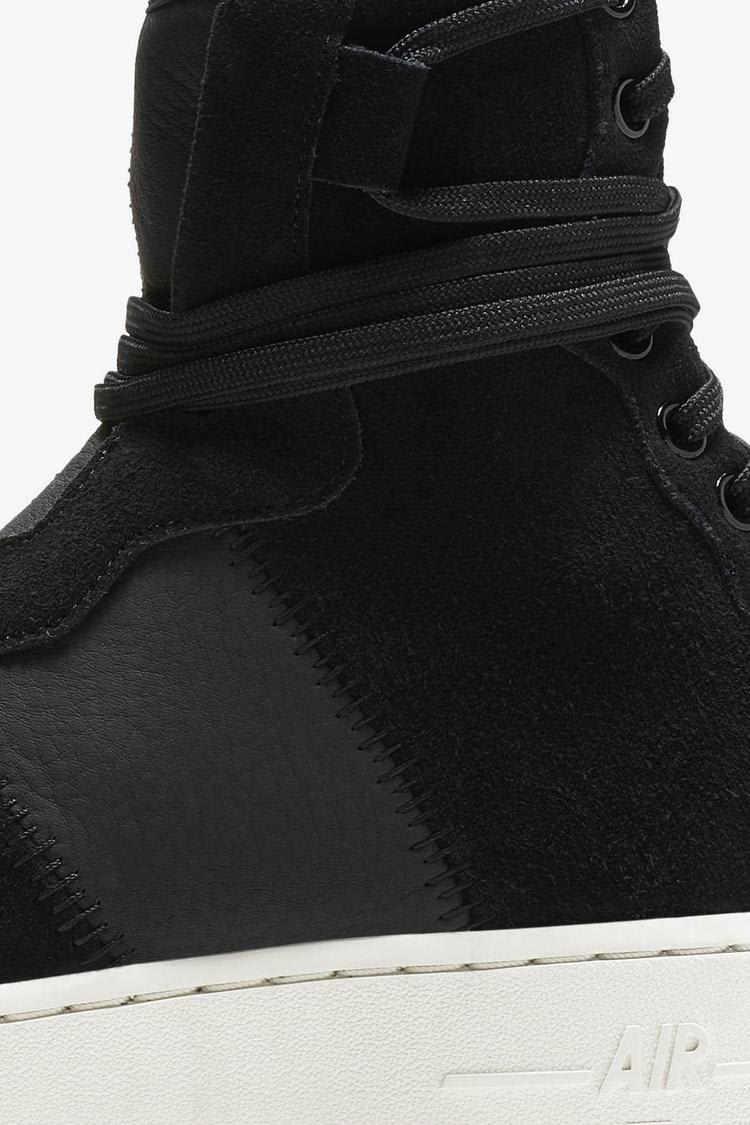 Nike Women's AF1 Rebel XX Premium 'Black & Sail' Release Date