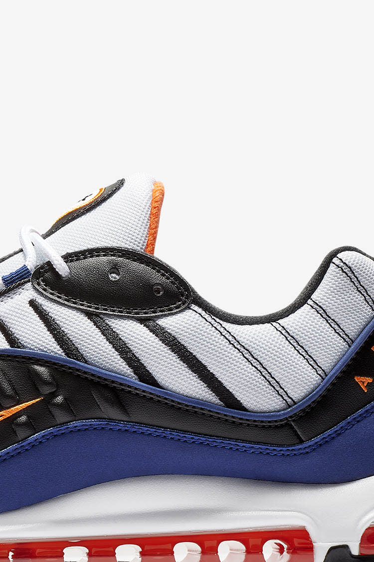 Nike Air Max 98 'Royal Blue & White & Total Orange' Release Date