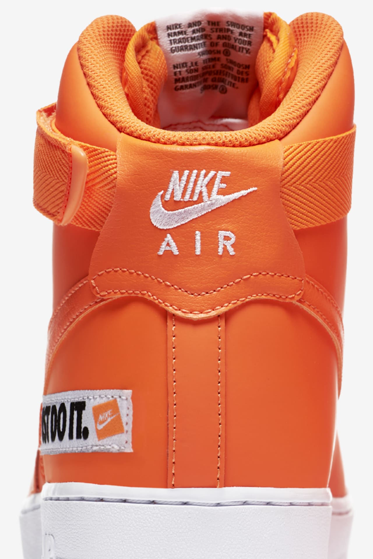 Nike Air Force 1 High JDI Collection 'Total Orange & White' Release Date