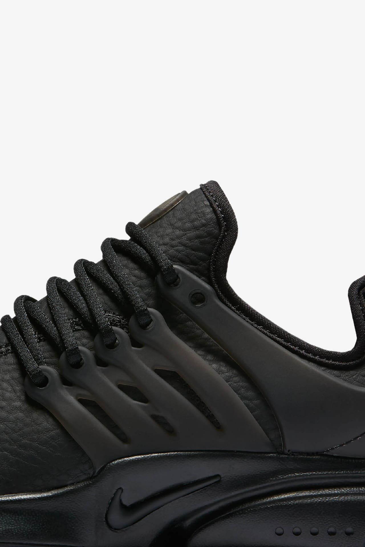 Women s Nike Air Presto Premium Triple Black Nike SNKRS