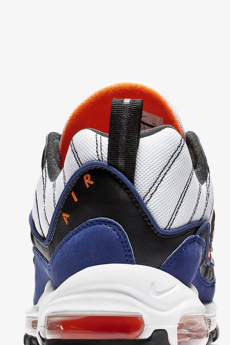 Nike Air Max 98 'Royal Blue & White & Total Orange' Release Date