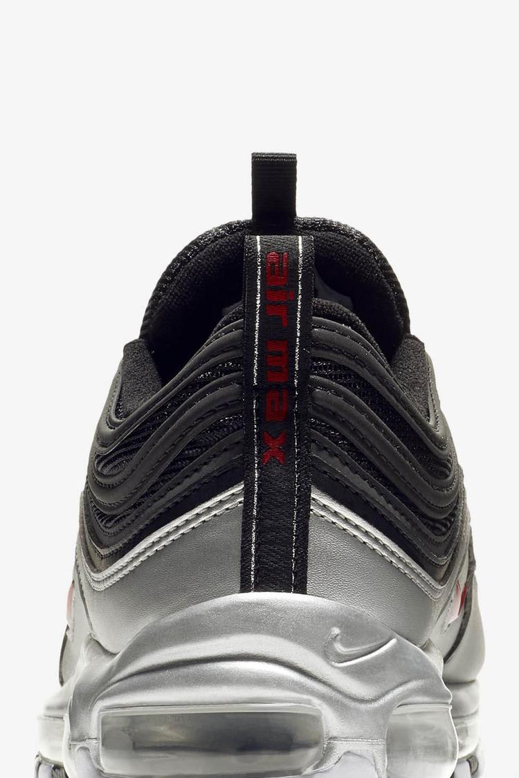 Nike air max 97 black metallic silver online