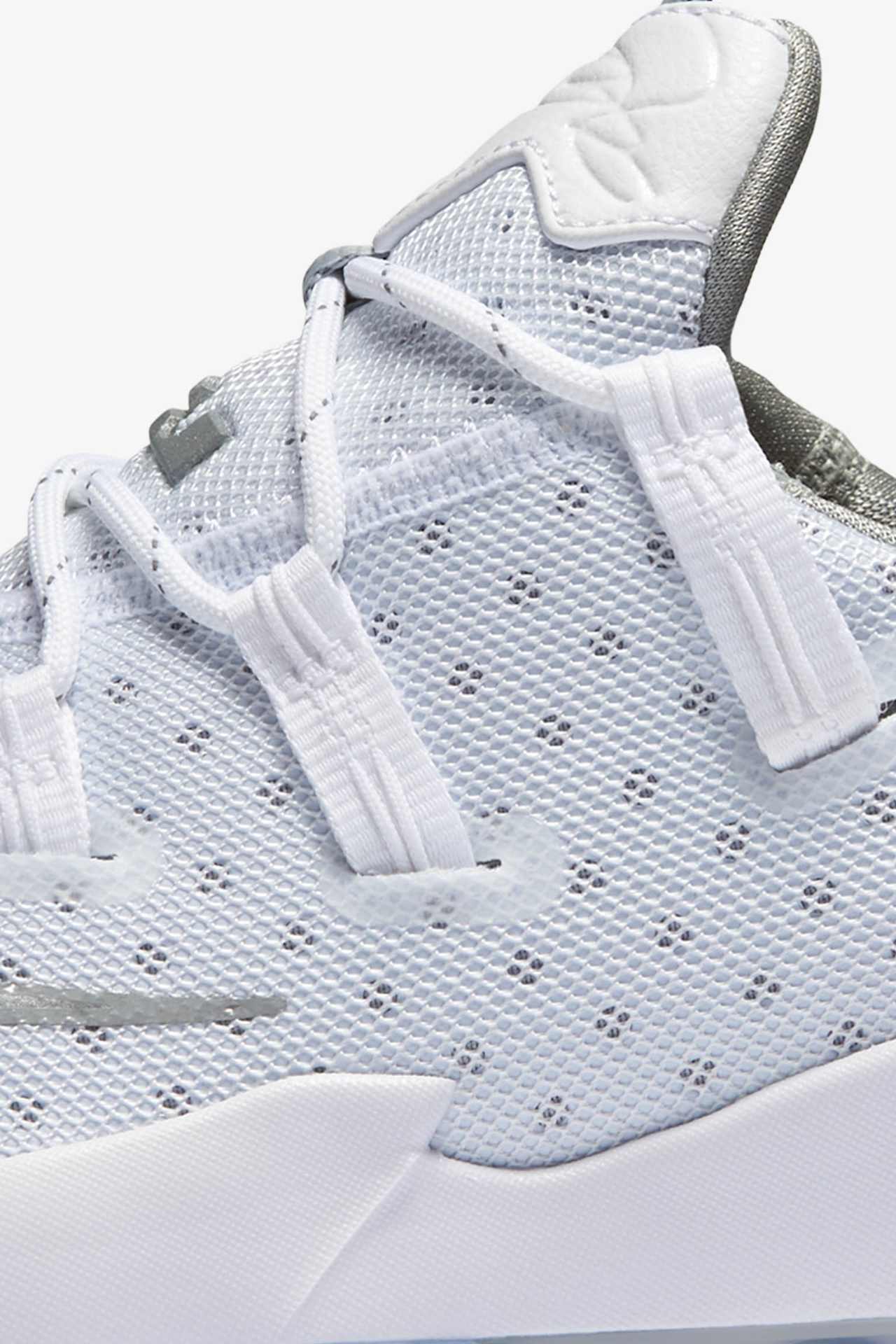 Nike Lebron 13 Low 'White Silver' Release Date