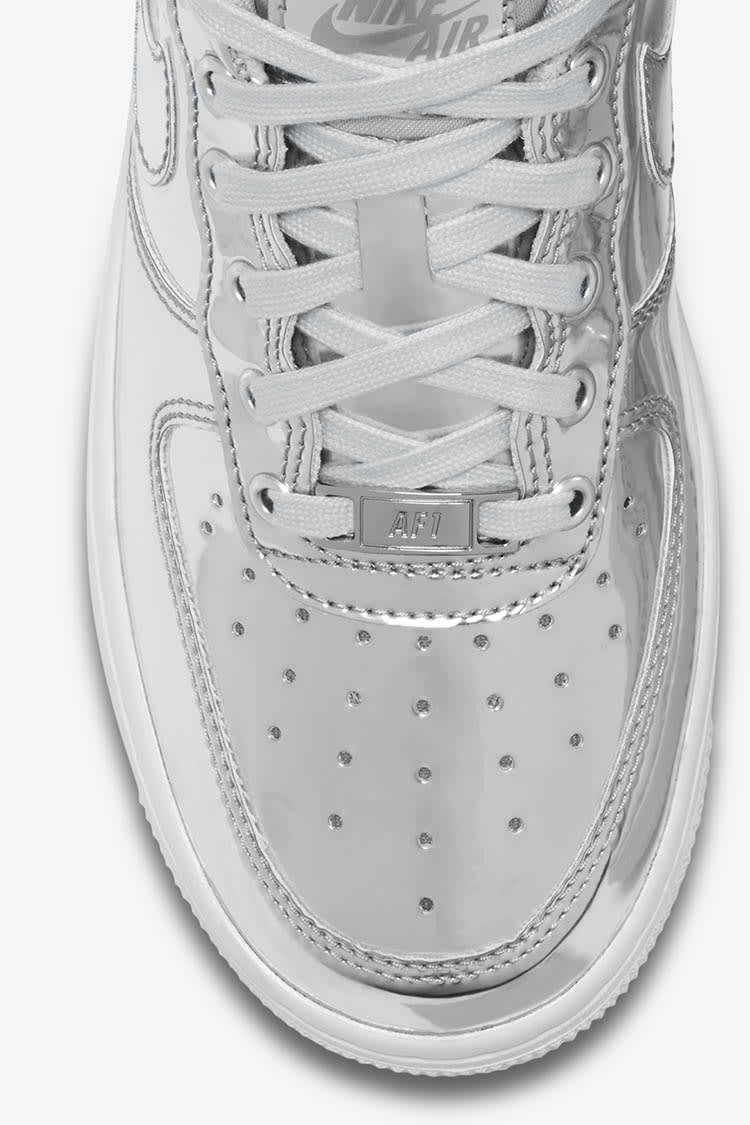 Women's Air Force 1 Metallic 'Chrome' Release Date