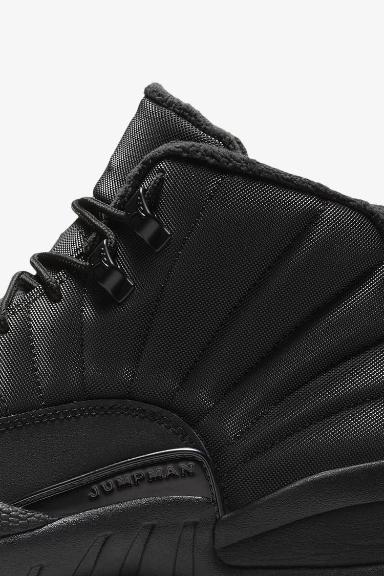 Jordan 12 black winterized best sale