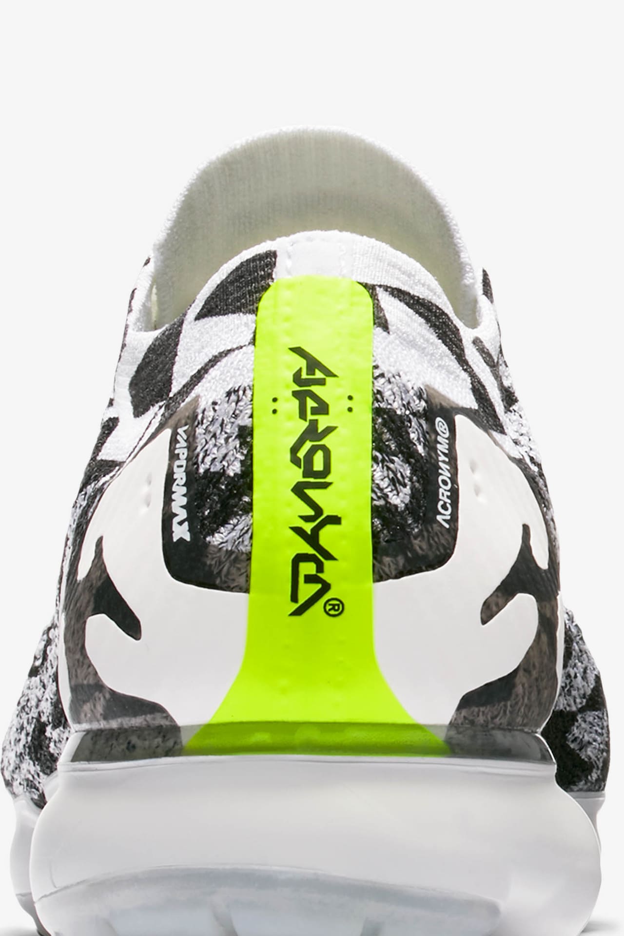 Nike Air Vapormax Moc 2 Acronym „Világos csontszínű, fekete és neonzöld” - megjelenési dátum
