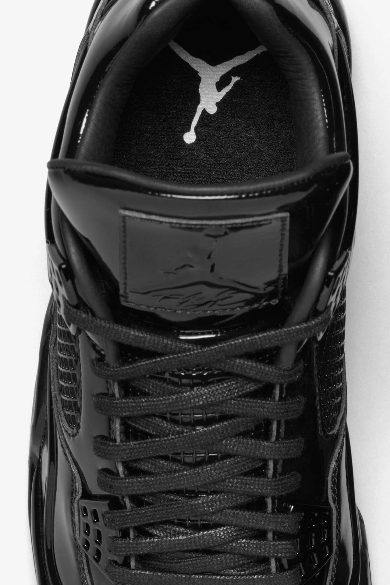 Black patent leather nikes on sale