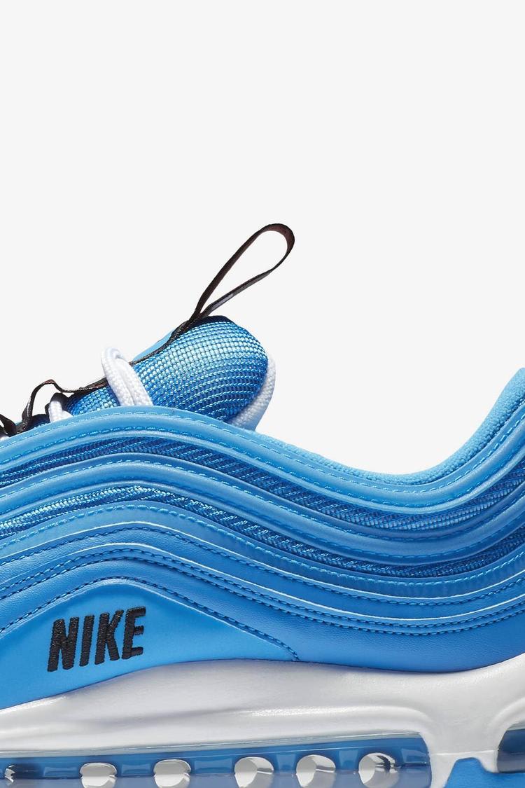 Nike Air Max 97 Premium Blue Hero Black White Release Date. Nike SNKRS