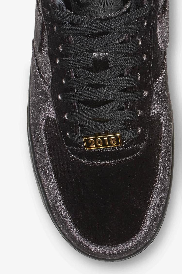 Nike Air Force 1 Velvet 'Black & White' Release Date