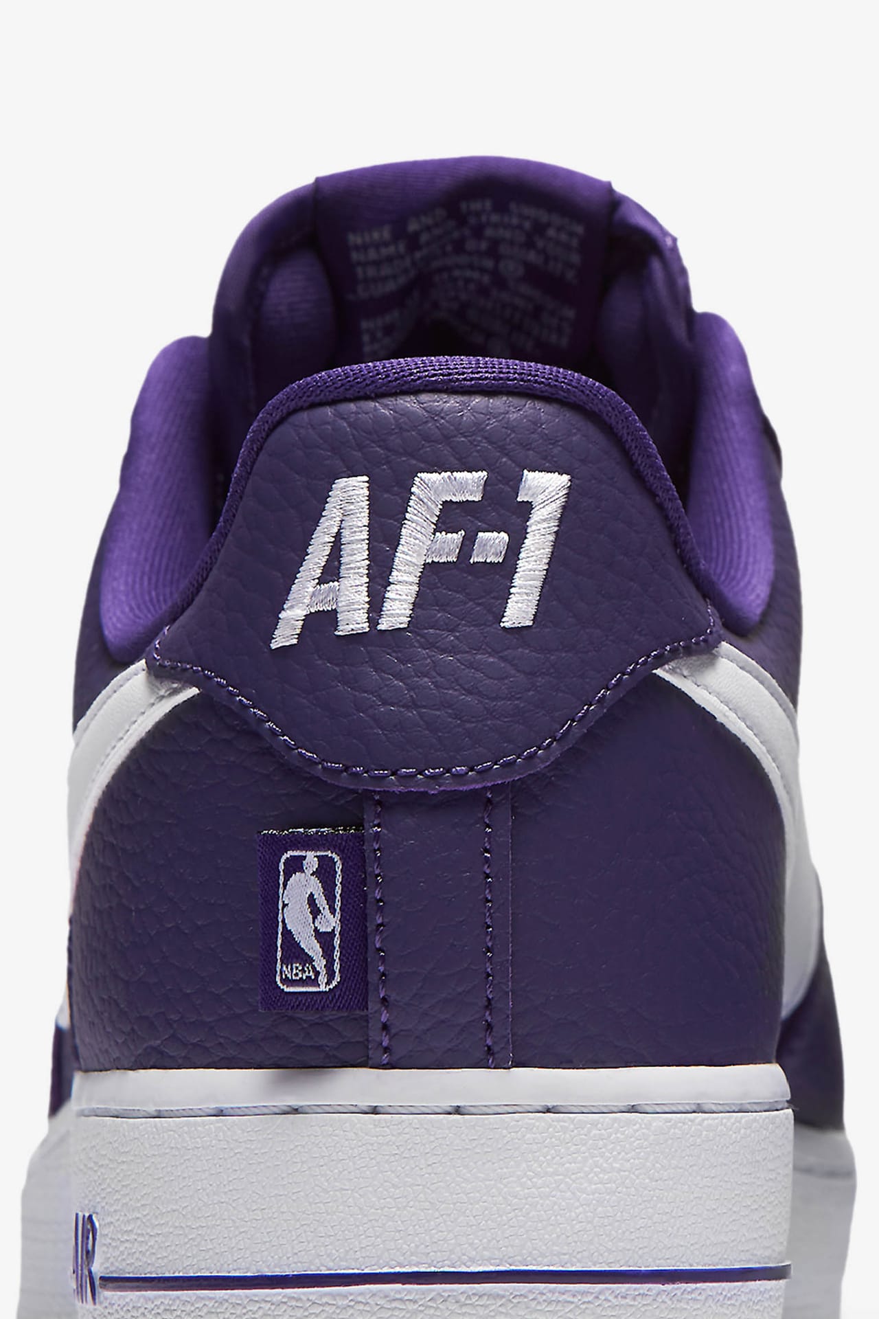 Nike AF-1 Low NBA 'Court Purple & White' Release Date