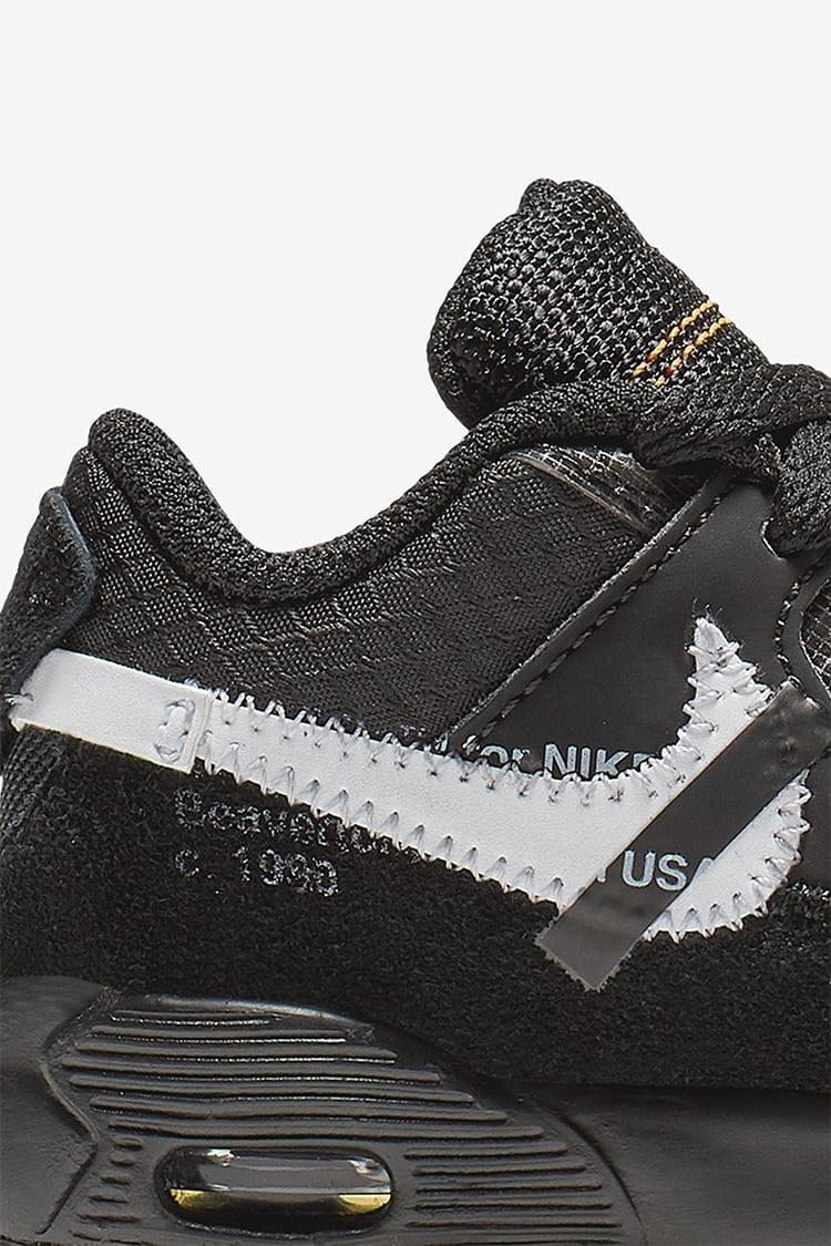 The Ten: Toddler Air Max 90 'Black' Release Date