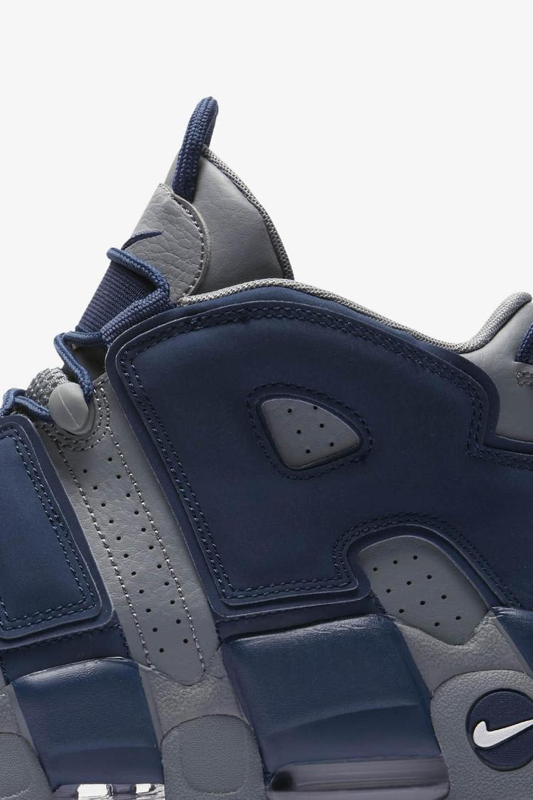 Nike Air More Uptempo Cool Grey Midnight Navy White Release Date. Nike SNKRS