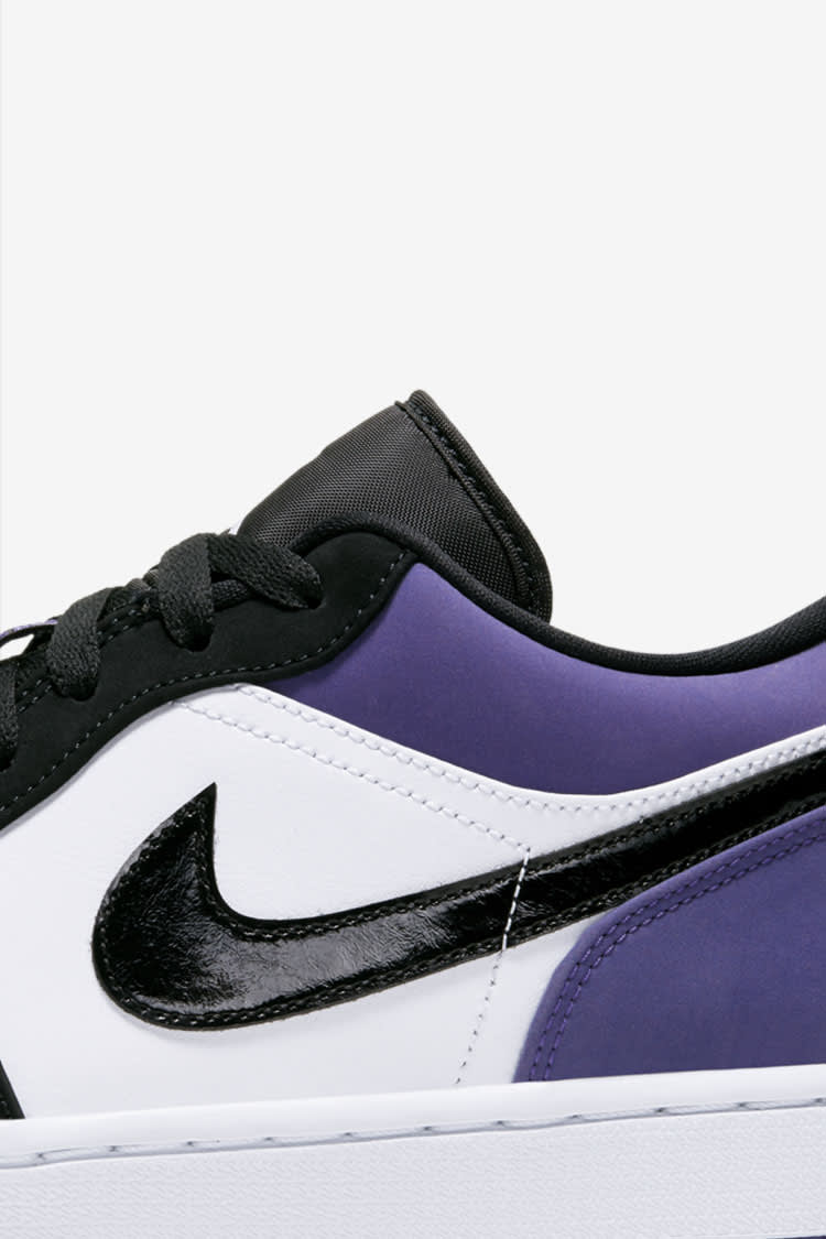 Air jordan 1 low court purple online