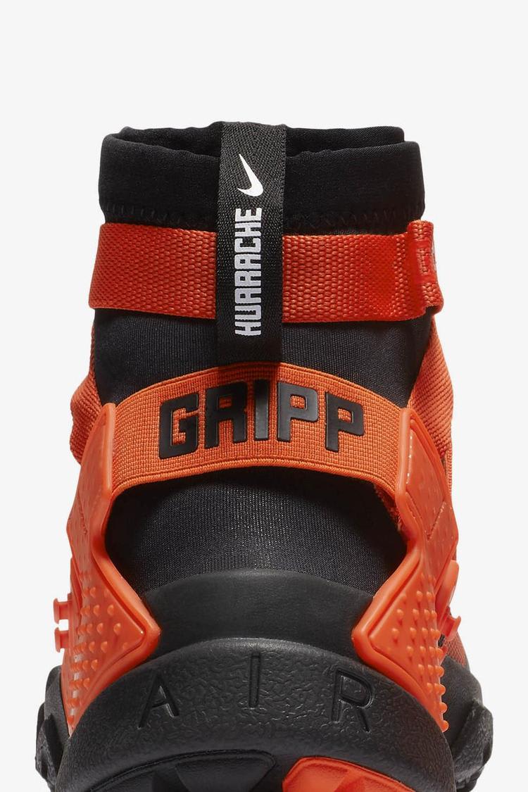 Nike Air Huarache Gripp 'Black & White & Team Orange' Release Date