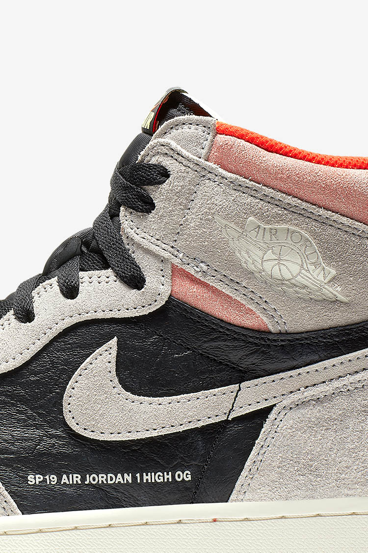 Air Jordan 1 High OG 'Neutral Grey & Hyper Crimson & Black' Release Date