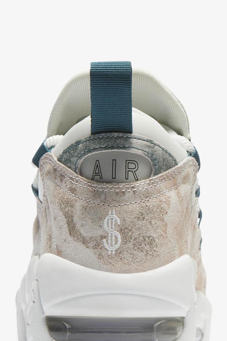 Women s Nike Air More Money Summit White and Oil Grey Release Date. Nike SNKRS