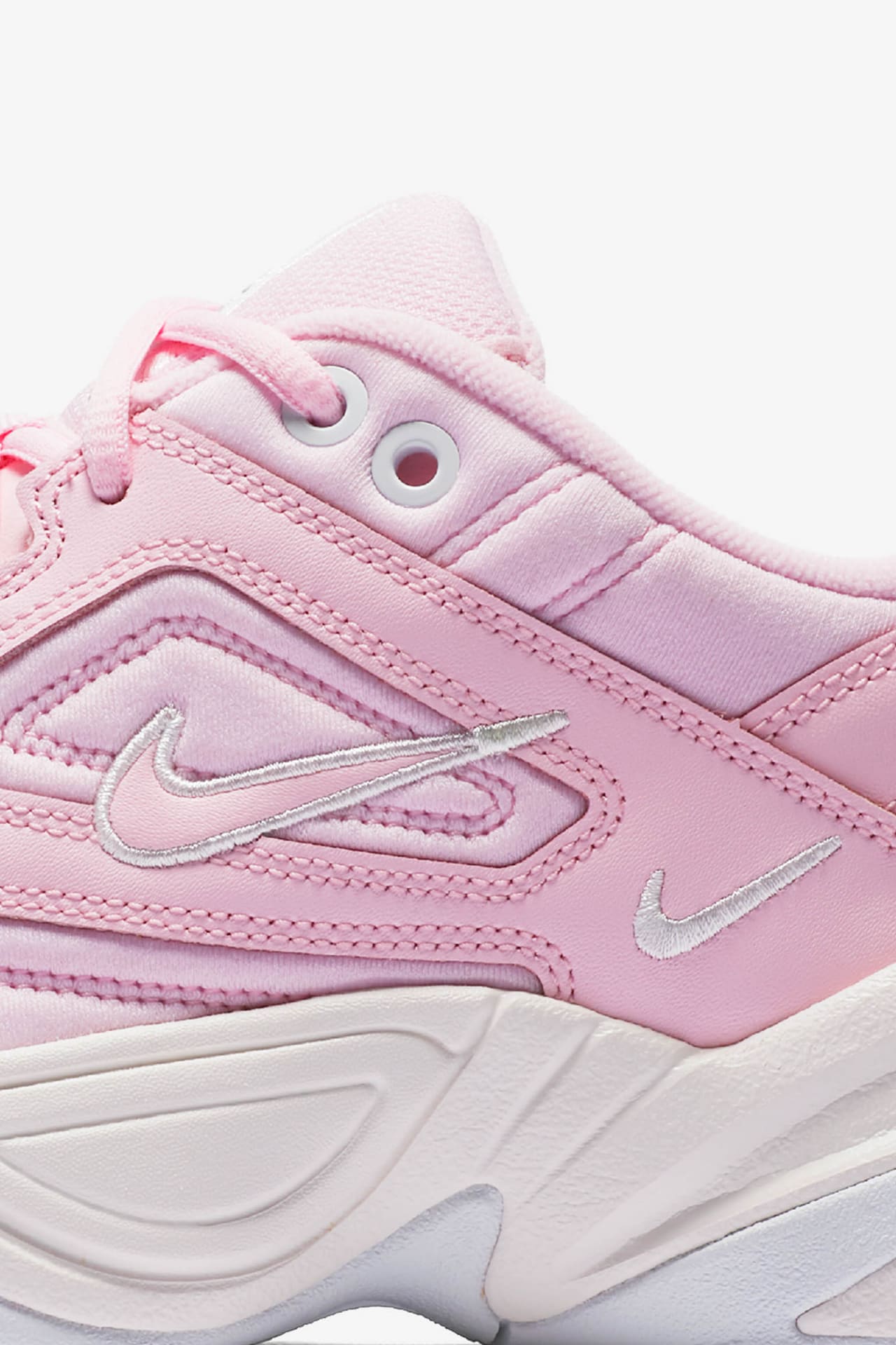 Pink nike m2k tekno best sale