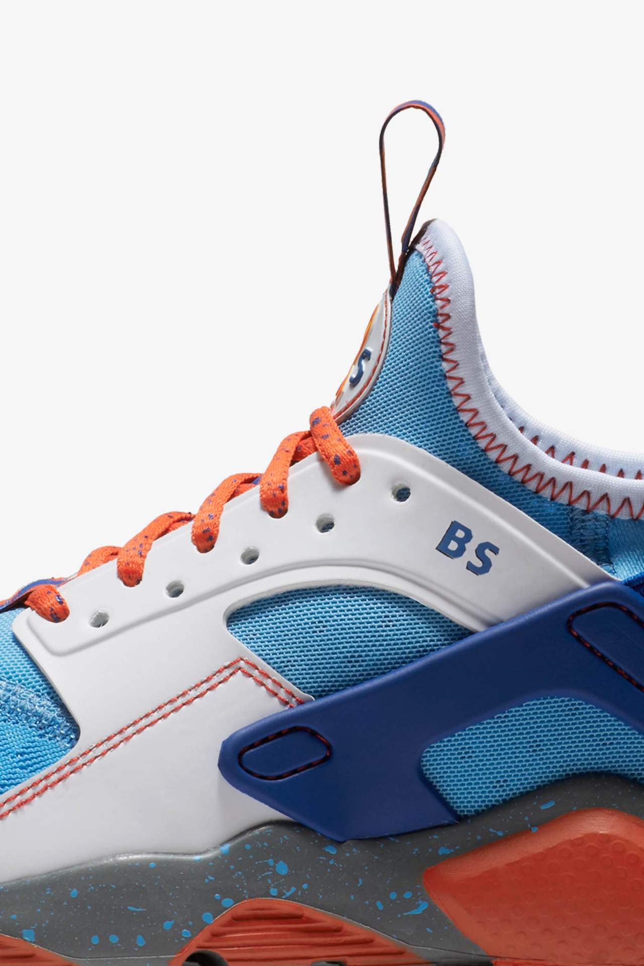 Nike Air Huarache Run Ultra BG Doernbecher Freestyle 2017 'University Blue & Team Orange' Release Date