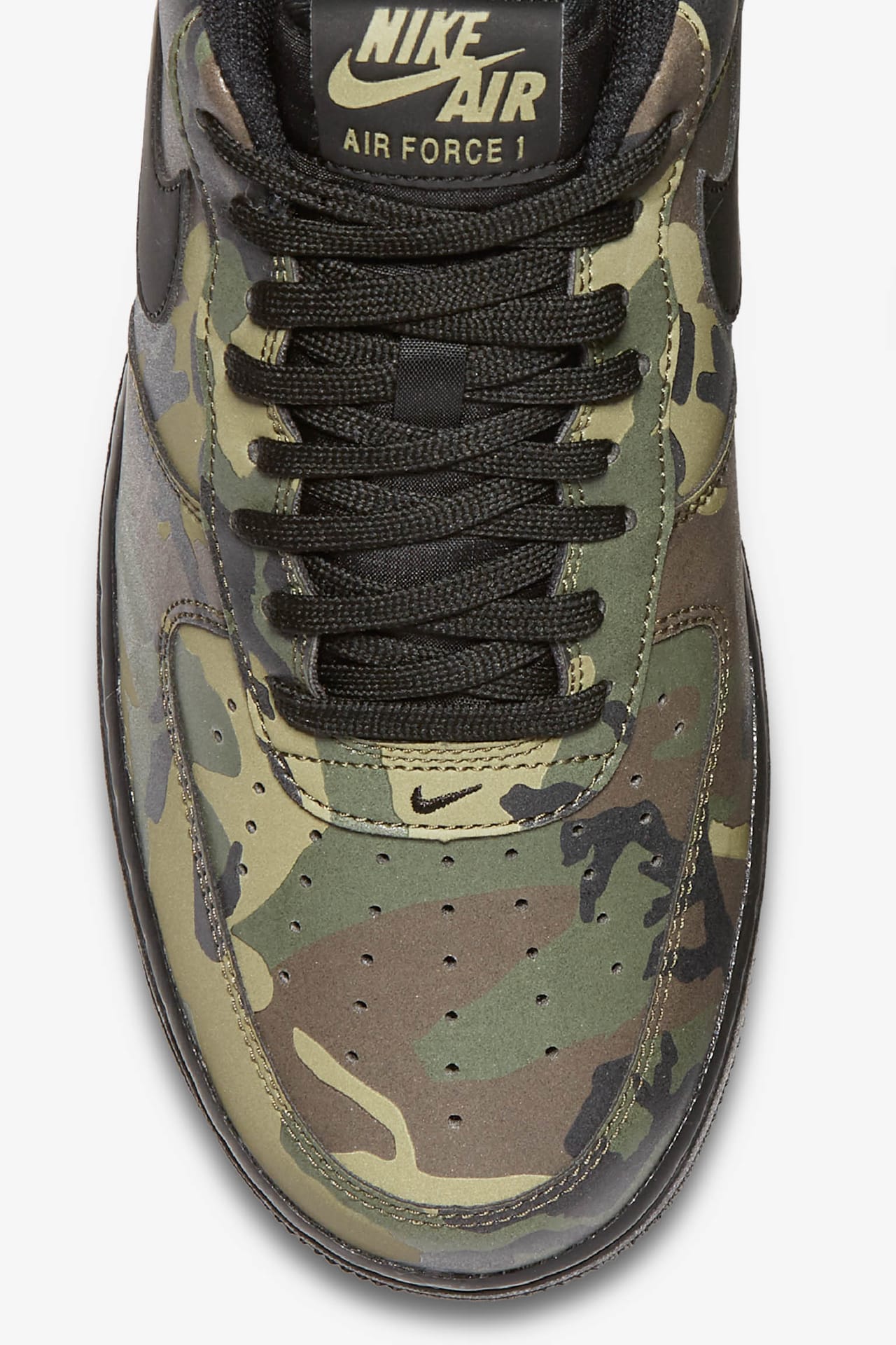 Nike Air Force 1 Low 07 'Medium Olive Camo Reflective' Release Date