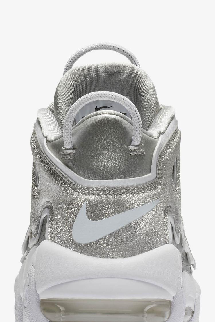 Women's Nike Air More Uptempo 'Metallic Silver & White' Release Date