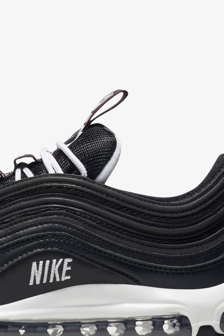 Nike air max 97 premium black white & varsity red hotsell