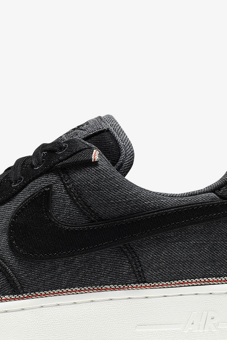 Date de sortie de la 3x1 x Air Force 1 Black Denim Nike SNKRS