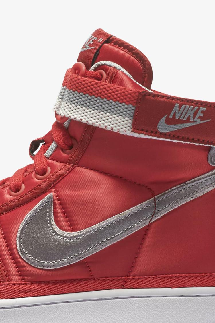 Nike Vandal High Supreme 'University Red & Metallic Silver' Release Date